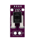 Rock Hard Hall Current Sensor Module Rated At One Hundred Fifty Amps Made For Motor Control Circuit Designs And Garage Builds Featuring Ten Millivolt Per Amp Sensitivity For Nailing Precise Current Readings, showing compact purple PCB with current sensing components.
