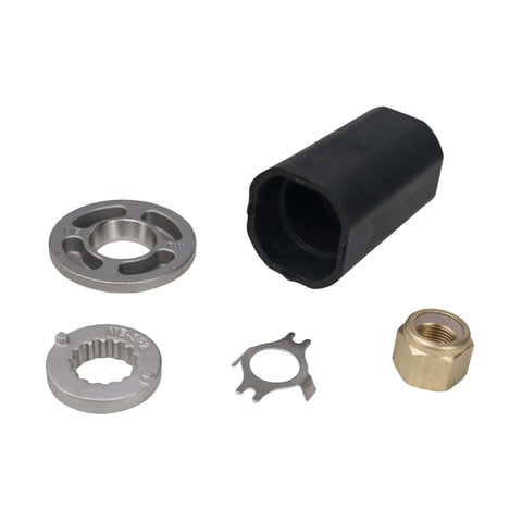 Plug And Play Flo Torq II Hub Kit For Mercury MerCruiser Engines 60 300 HP With 15 Spline Tooth Includes Drive Sleeve Thrust Washer