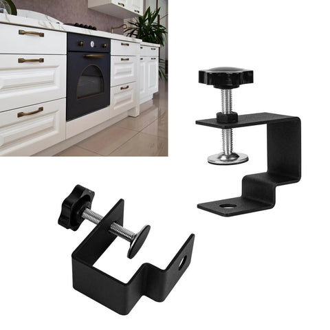 4 Piece Drawer Front Installation Clamps And Drawer Fixing Clips Set Adjustable Drawer Face Clamp Jig C Clamps in kitchen view