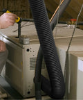 Flexible 4 Inch Aluminum Ducting 8 Feet Long With Four Layer Protection Dryer Vent Hose for HVAC Ventilation Installed