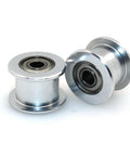 Premium Aluminum GT2 6mm Wide Timing Belt Idler Pulley With 5mm Bore 20 Toothless Design Ideal For 3D Printers CNC Routers