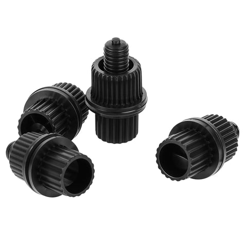 4 Pack 6mm Nylon License Plate Bolts And Nuts Kit With 25mm Screw Length And Universal Thread for cars, trucks, motorcycles, and bikes
