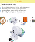 Gearless Direct Drive 10000W Wind Turbine Generator PMG 12V 24V 48V 500 RPM with controller in various setups
