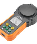 Digital Light Meter Lux Meter PM6612 and PM6612L with 200000 Lux High Range Auto Manual Range Data Hold Min Max Readouts Handheld Photometer Luminometer Workhorse for Lighting Photography Horticulture, black and orange ABS body