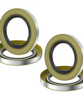 4 Pack 10 36 Lot Of 4 Double Lip Grease Seals 2.25 By 3.376 Inch For Trailer Hub Bearings Protection Fits Dexter 010 036 00