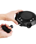 Heavy Duty Snowblower Starter Pulley And Pull Start Assembly Replaces 591301 693394 791670 795930, hands pulling the starter cord.