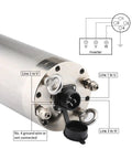 Badass Heavy Duty Cnc Spindle Motor With Er32 Collet 7.5KW 380V Water Cooled Design connection detail and configuration guide.