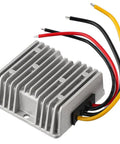 Heavy DC To DC Step Up Converter Boosts 12V Or 24V Straight To 48V Output At 5A IP68 Waterproof metal housing with wires