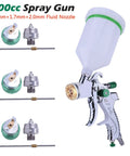 Pro Level Gravity Feed Hvlp Paint Spray Gun With 600 Ml Cup And Quick Swap Nozzles for versatile painting applications.