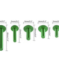 177 Piece Motorcycle Fairing Bolt Kit For YZFR6 YZFR1 YZFR3 YZFR7 With Windshield Screws Fasteners Nuts Clips Washers Replacement Black Premium Stainless Steel Construction For Long Lasting Strength Easy Install And Universal Fit For Bike Body; green bolts size chart