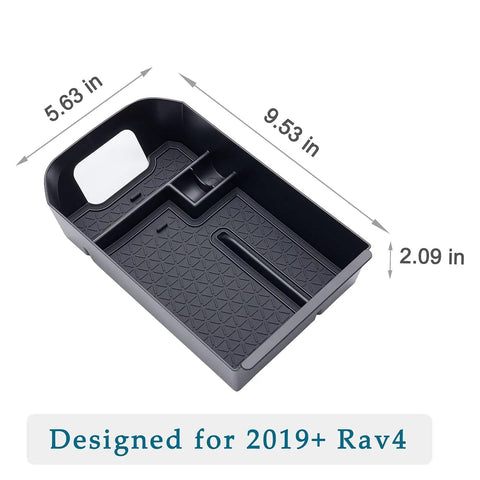 RAV4 Center Console Tray Organizer For All 2019 2020 2021 2022 2023 2024 2025 Models And 2021 2024 RAV4 Prime