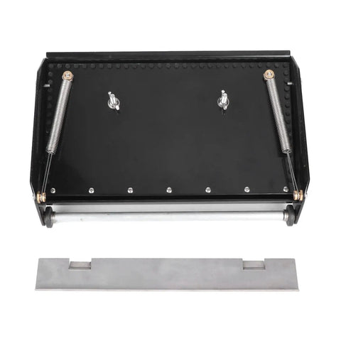 Pro Grade Drywall Flat Finishing Box For Wallboard Mud And Putty Powder 10 Inch Aluminum Scraper Tool With Easy Open Lid
