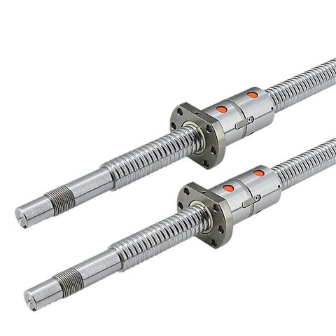2005 20mm Ballscrew Rod From 300mm to 1500mm With DFU2005 Double Nut and BKBF15 End Machined For Engraver Milling