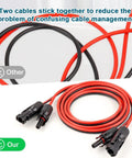 10 AWG Solar Extension Cable 100 Feet With Male To Female Connector Flexible Tinned Copper Wire for Solar Panels and RVs