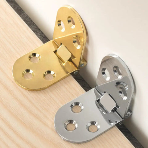 Zinc Alloy Folding Table Hinges Set 4pcs 180 Degree Drop Leaf Hinges for Sewing Tables DIY Friendly Rust Resistant Smooth Surface