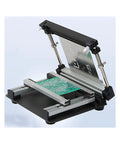 Manual Solder Paste Stencil Printer With Aluminum Alloy Frame For Super Handy Precision SMT PCB Assembly and DIY Electronics Prototyping, 20 cm