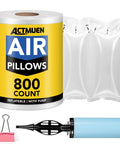 Bulk 800 Pack Air Pillows With Pump For Shipping And Moving Pro Grade Inflatable Packing Bags with clip and pump included