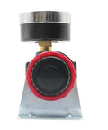 Front view of 1/4 Inch NPT AFR2000 Air Compressor Filter Regulator Combo With Water Oil Separator, pressure gauge on top.