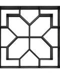 Walkway Concrete Stone Mold, 40cm Pattern Stepping Stone Paver, Reusable ABS Form For Patio, Lawn, And Garden Pathways, top view.