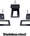 Under Desk Laptop Holder 3 Pack Mount Organizer Rack Storage Shelf for Keyboards Routers Modems Cable Boxes with screws.