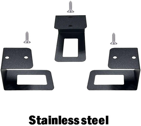 Under Desk Laptop Holder 3 Pack Mount Organizer Rack Storage Shelf for Keyboards Routers Modems Cable Boxes with screws.