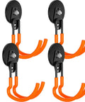 Beefy Magnetic Hooks For Metal Surfaces With Anti Slip Coating Perfect For Heavy Duty Garage Organization Hooks Cabinets Pegboards