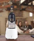 Portable Car Cup Beverage Cooler With Electric Adapter And 350ML Mug 24 Hour Semiconductor Fridge cooling a wine bottle.