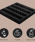 Your Go-To Coffee Capsule Drawer Organizer That Holds 36 Pods for Nespresso Vertuo Vertuoline Capsules, shown with waterproof labels