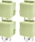 Four Pack 12V DC 40A 5 Pin SPDT Automotive Relay For BMW E46 E90 E70 X5 Mini Cooper R56 Replacement To Fix Fuel Pump Stalling