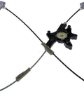 Front Driver Side Power Window Regulator Only For Select Vehicles OE Fix Replacement That Resists Cable Reel Binding Beefy Durable No Fuss Install Plug And Play High Quality Window Regulator, metal cable assembly