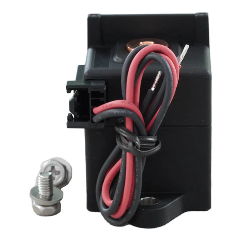 Heavy Duty 60A 1000VDC High Voltage Ceramic DC Contactor Relay With 12V Coils showing wiring, black ceramic body, and mounting hardware.