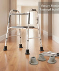 Press On Rubber Foot Pads For Furniture Legs Set Of 4 No Slip Replacement Tips For Chairs Tables Stools Indoors Protect Floors