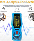 Handheld Surface Roughness Tester With Pro Grade Digital Profilometer displaying measurements on screen for analysis