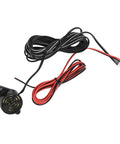 360 Degree Parking Sensor System No Drill Installation With Buzzer Alert For Cars Trucks SUVs cord and wiring close-up