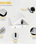 Heavy Duty Push To Open Aluminum Access Panel For Drywall Ceilings And Walls Solid Build Inspection Hatch Cover with magnetic lock and hinge.