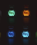 Potion Bottle Color Changing LED Desk Lamp With Pixelated Design, 7 Inch Night Light For Gamers in various colors