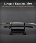 Real Deal Aluminum Iaito Training Katana For Iaido Practice Unsharpened 28 Inch Blade With Fuller Groove About 1.95 Lb With Saya