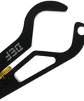 Close-up of the black aluminum grip of a Universal Motorcycle Cruise Control With Aluminum Wrist Grip Lock Clamp And Silicone Ring Protector.