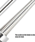 Close-up of No Sweat Ring Resizing Tool showing clear size scale for accurate measurements on heavy duty iron frame.