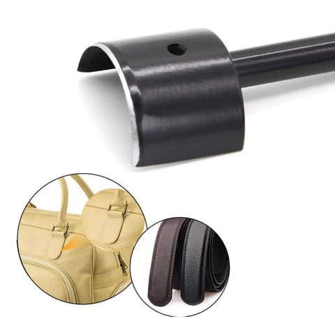 Half Round Leather Punch Cutter 40mm Semicircle Punch Tool For Belt Ends Wallet Edges Handbag Crafting For DIYers Leather Hobbyists And Pros Pro Grade.