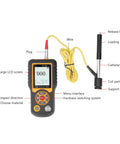 All In One Portable Durometer Hardness Tester With Color Screen ABS Hardness Meter HSD Scale 170HL To 960HL HT 1208 Displays Seven Hardness Scales Long Battery Life 40 Set Data Storage, handheld unit with probe