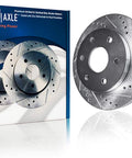 Beefed Up Front Wheel Bearing Hubs Brake Kit With Disc Rotors And Ceramic Pads For Chevy GMC Silverado Sierra 1500 Replacement