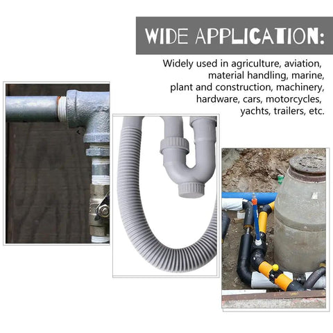 Various applications of 70 Piece Double Wire Fuel Line Hose Clamp Set With Stainless Steel Spring Clips, Heavy Duty Assortment