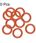 Silicone O Ring Set 6mm OD 4mm ID 1mm Width Red VMQ Seals Gaskets Pack Of 10 For Travel Mugs And Cup Lids Tight Snug Seal