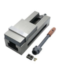 Built Tough Heavy Duty Industrial Bench Vise With Rock Solid Grip For CNC Milling Machine Fixtures One Piece Integrated Angled Vice.