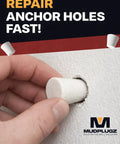 Using Drywall Hole Repair Kit With 36 Plugs In Three Sizes Half Inch Five Eighths Inch And Three Quarter Inch No Mesh No Spackle
