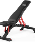 Heavy Duty Adjustable Weight Bench For Home Gym 1300Lbs Capacity Flat To Incline Bench Press With 34 Inch Extra Long Backrest