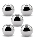 Five Pack One Point Five Inch Chrome Steel Bearing Balls 38mm Precision Balls for Bikes and Machinery Bearings Bulk Set