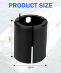 Trac-Lock Bushing Swivels Replacement for Springfield Two Seven Eighths Inch Pedestal Seats Keeps Your Boat Seat Locked In From Rotating Clamps Tight Two Pack Marine Hardware black 2.86 in x 3.5 in