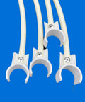 Clip On Weave Pole Guide Wires Set Of Four For Dog Agility Training Only Fit Homemade Poles Made From Factory Labeled Three Quarter Inch PVC Pipe USA Made
